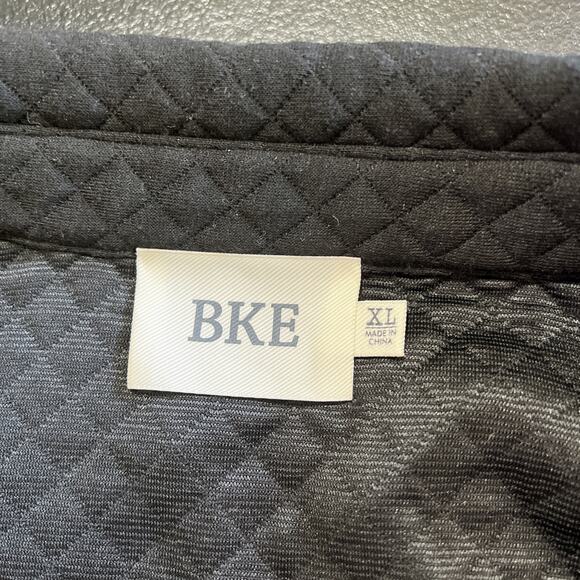 Buckle BKE Shacket Womens XL Black Quilted Polyester Snap Up Relaxed Fit Jacket - Picture 6 of 11